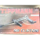 A Tippmann high performance paintball gun 98 custom used and boxed - NO RESERVE