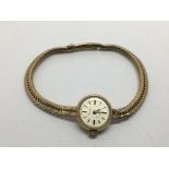 A ladies 9ct gold watch.