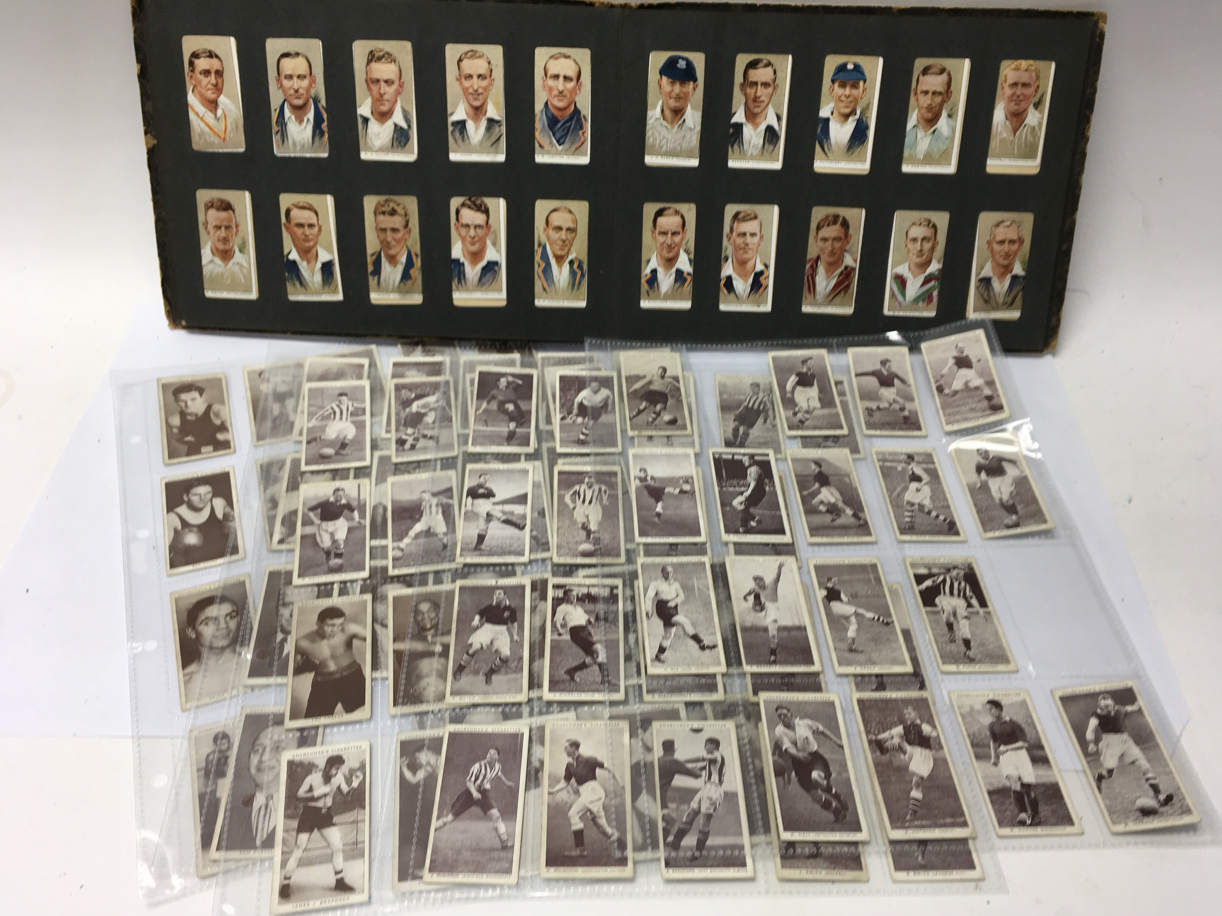 A selection of sporting related cigarette cards, i