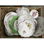 A box of assorted Aynsley China etc.