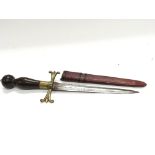 An early 20th century ceremonial dagger with a tur