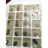 A collection of well presented antique coins from