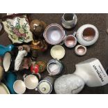 A mixed box of Collectables including Carlton Ware, Old Tipton ware, Poole pottery etc.