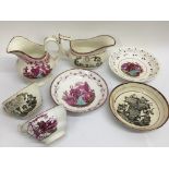 A collection of early Lustre commemorative ware an