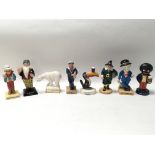 A collection of seven Royal Doulton figures from t