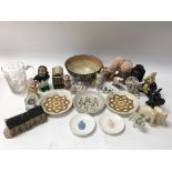 An interesting collection of collectible ceramic i