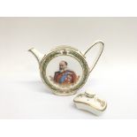 Good small Edward III coronation teapot with lid