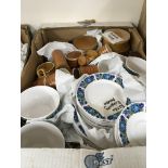 A collection of retro China including Ridgeway and