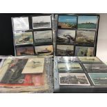 An extensive collection of Vintage Cruise Line Ephemera including a large collection of postcards.