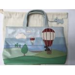 A designer Radley bag titled 'Up, up & Away'. From