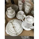 A Paragon fine bone china tea set in the Fiona pat