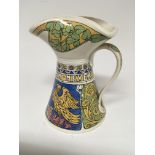 An unusual Vintage Royal Doulton jug the shaped ju