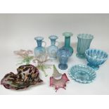 A collection of Victorian and later glassware, inc