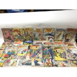 A large quantity of comics. There are 52 60 & 70s