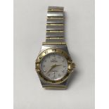 Ladies Omega Constellation wrist watch in stainles