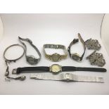 A collection of used ladies watches and other oddm