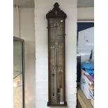 A large Admiral Fitzroys barometer. Approximately
