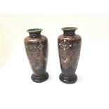 A pair of late 19th century Cloisonné Japanese bro