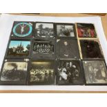 A collection of Magic lantern slides, varying cond