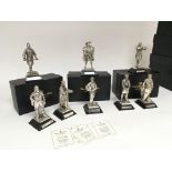 A collection of Royal Hampshire foundry figures an