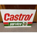 Large aluminium sign for Castrol service