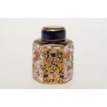 Royal Crown Derby Miniature hexagonal pot, circa 1