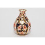 A Royal Crown Derby miniature vase circa 1916 in I