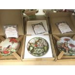 A collection of boxed Gresham fairy plates with ce