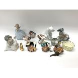 Collection of porcelain and ceramic ornaments incl