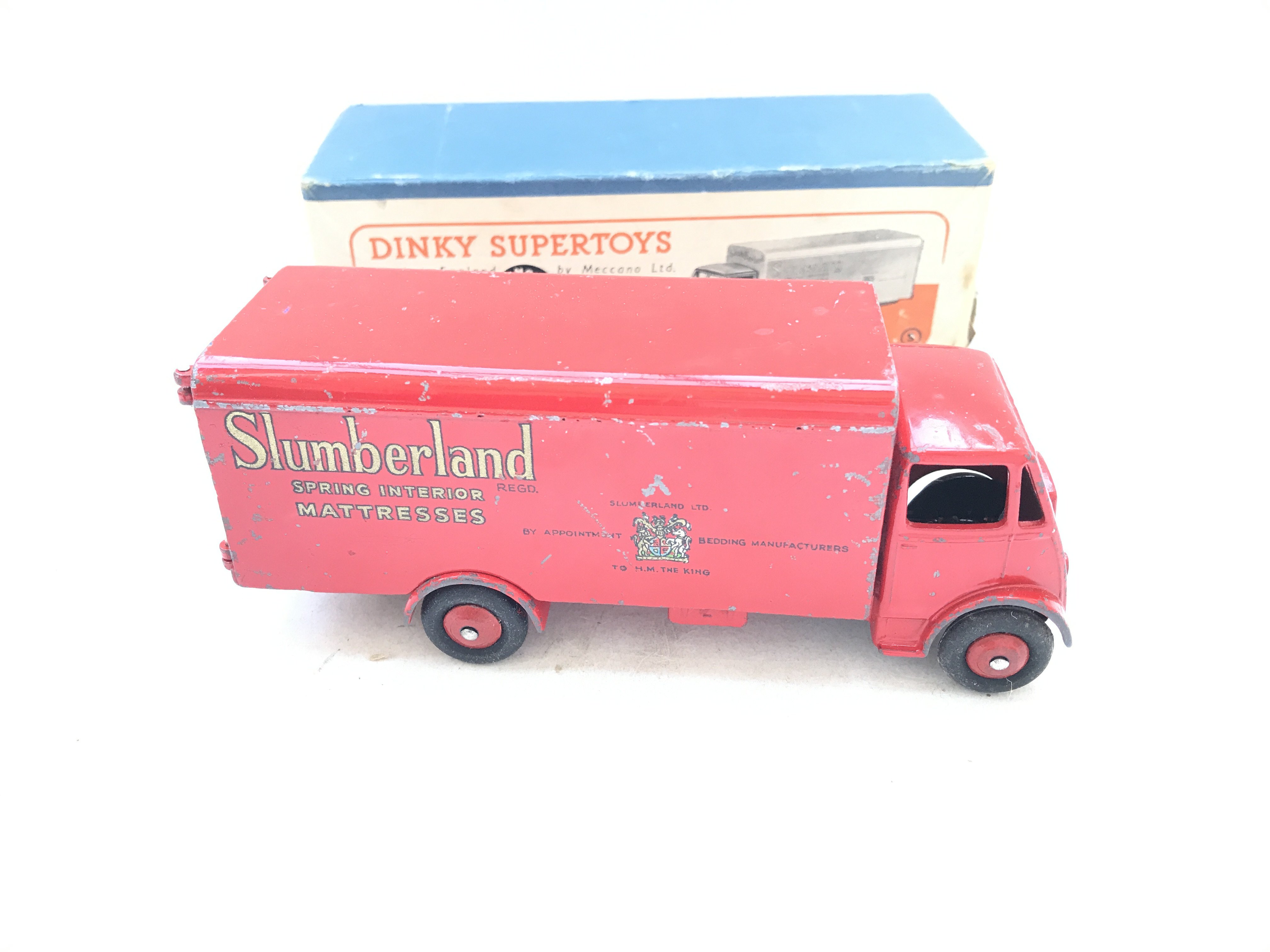 A Dinky Supertoys Guy Van 'Slumberland' Boxed #514.