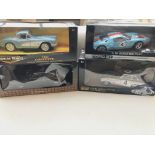 4 x boxed diecast vehicles scale 1:18