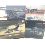 A collection of 4 Hobbymaster models including a D