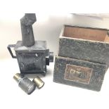 A Boxed Magic Lantern. With slides.