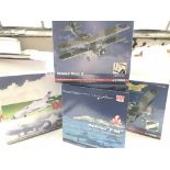 A collection of 4 model Aircraft including Corgi a