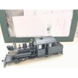 A Boxed Spectrum "ON30" 2-4-4 Forney (sound) Painted unlettered- inside frame. #25499. DCC.