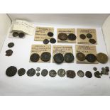 A mixed lot of ancient coins, some with descriptio