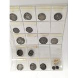 A collection of highly collectible coins as pictur