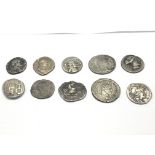 A collection of Ancient Roman coins Vespasian and