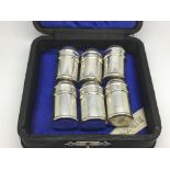 A cased set of six 1920s miniature Canadian silver