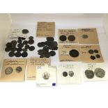 Collection of ancient mainly European coins. Inclu