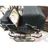 A Silver Cross Pram with Doll - NO RESERVE