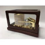 A Sewills mahogany cased barograph.