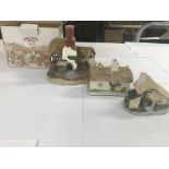 A large collection of david winter cottages 7 boxe