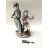 A Lladro figure titled 'circus concert', unfortuna