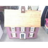 A Scratch built Dolls House. Approx Height 76cm -