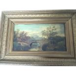 A pair of framed early 20th century oil painting d