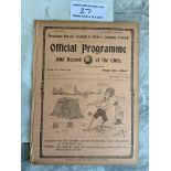 1913/1914 Tottenham Reserves v Watford Football Pr