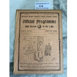 1913/1914 Tottenham Reserves v West Ham Football P