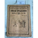 1914/1915 Tottenham V Newcastle United Football Pr