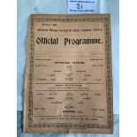 1914/1915 Tottenham Reserves v Croydon Football Pr